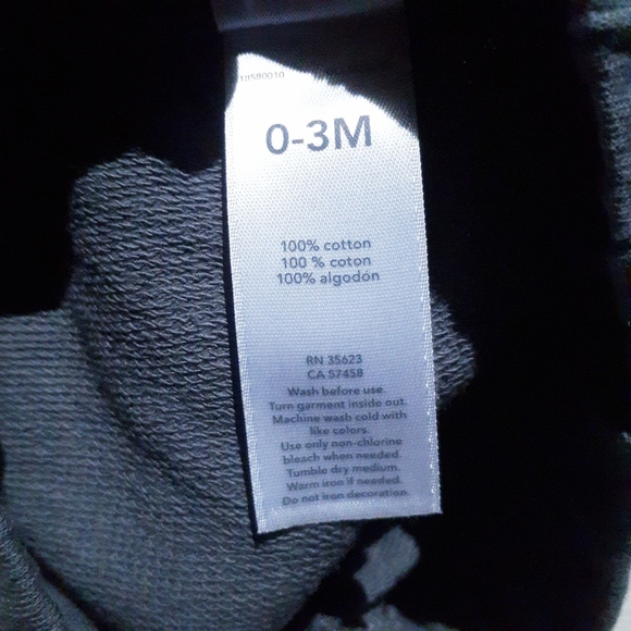 Carters Child of mine baby boy gray pants - Picture 3 of 4